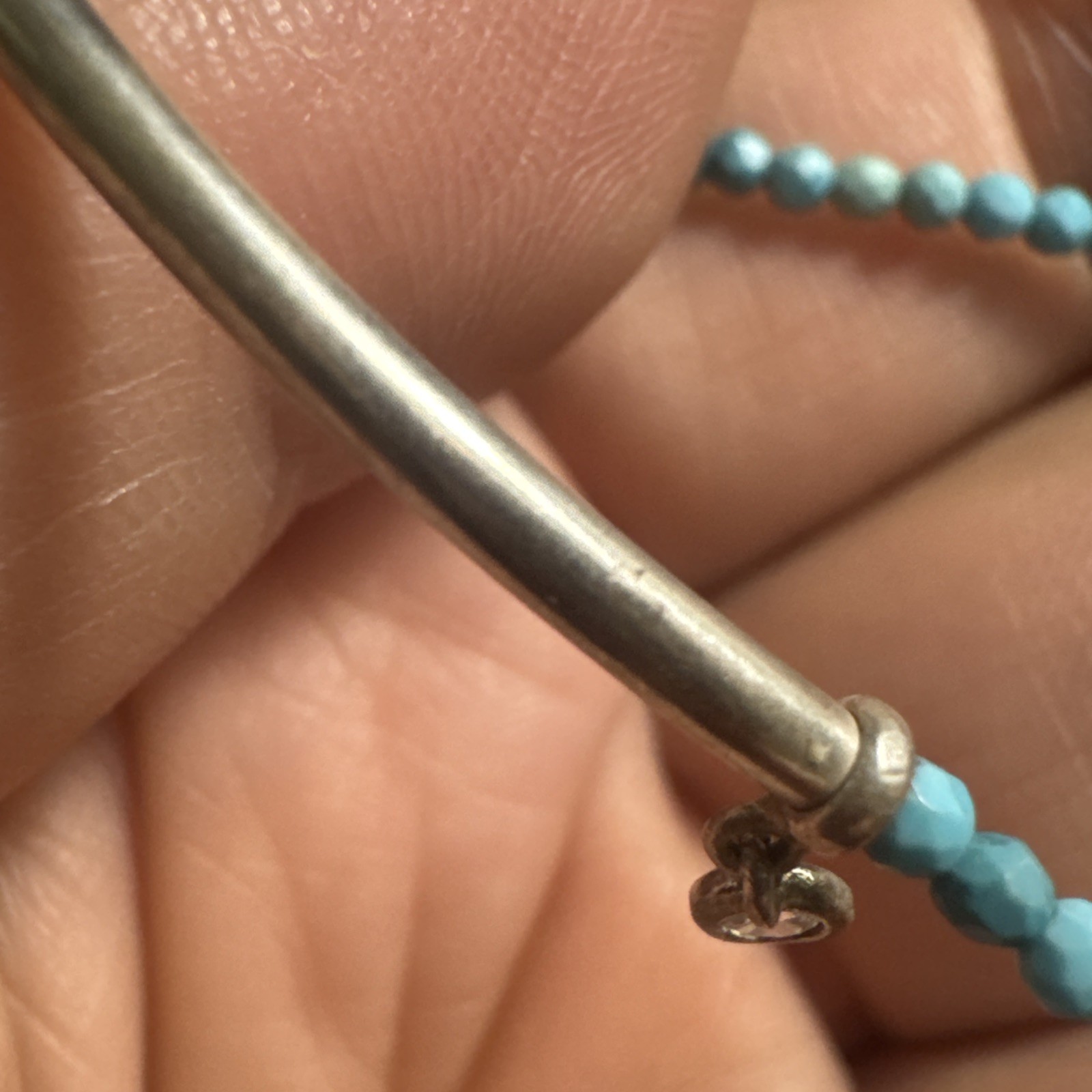 Retired silpada horizon bracelet Blue Dainty Minimalist Beaded