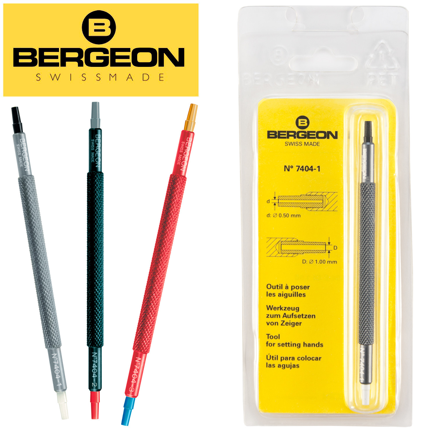 Bergeon 7404 Hand Setting Tools, Swiss Made – NEW!