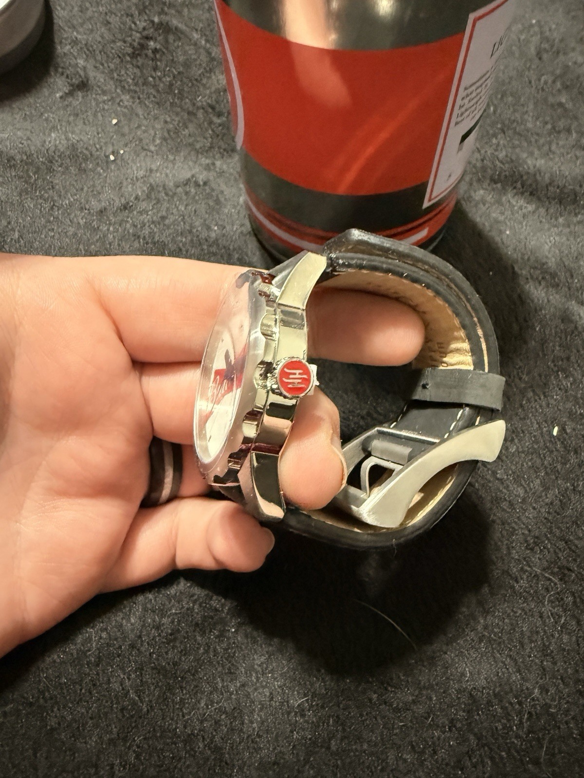 Happy Hour Timepieces x Budweiser. Quartz Watch Leather Box