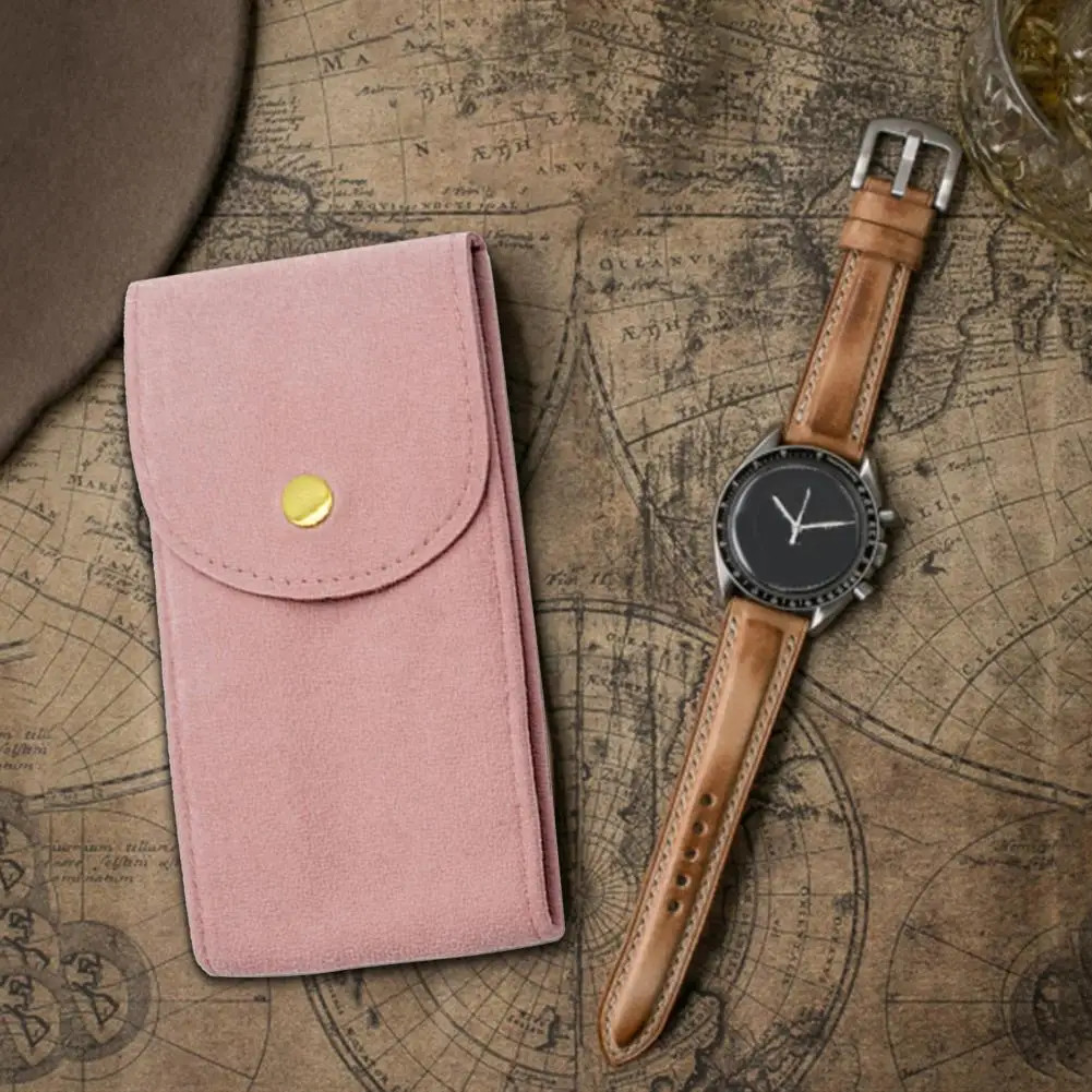 Watch Travel Case Pouch Insert Velvet Bag Watch Box Case Bag