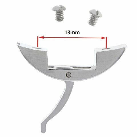 REPLACEMENT CROWN BRIDGE WATCH PART FOR PANERAI WATCHES BRUSH, SHINY, BLACK