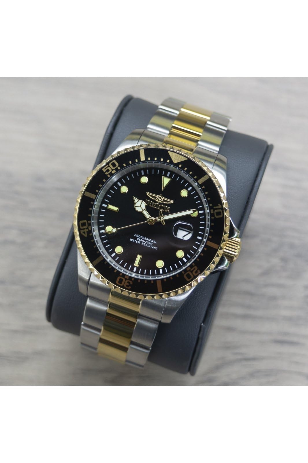 Invicta Men’s 22057 ‘Pro Diver’ Quartz Stainless Steel Two Tone Bracelet Watch