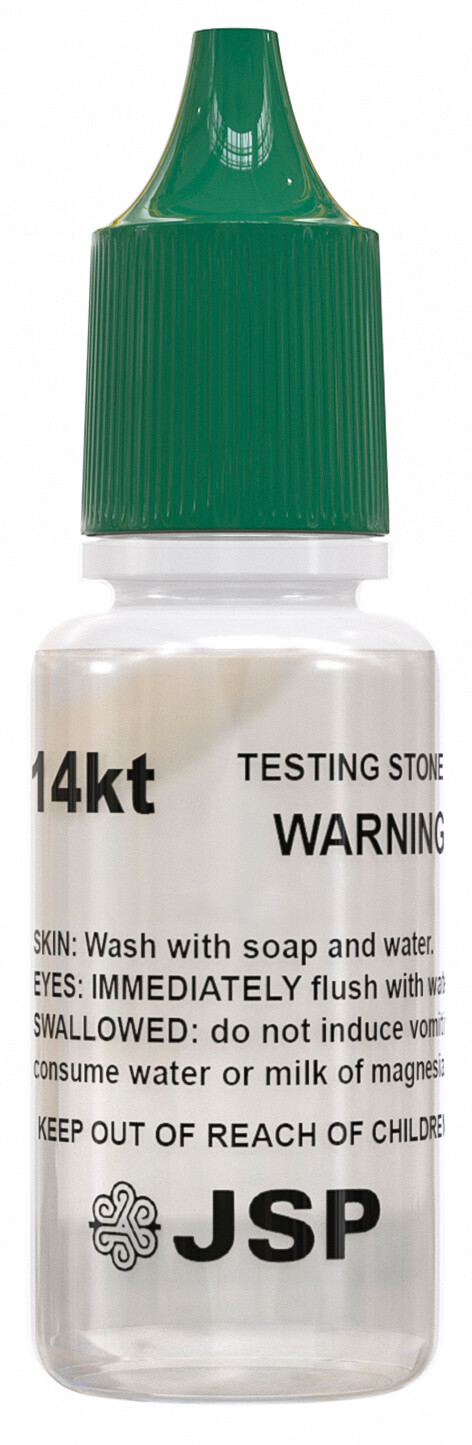 JSP Gold Silver Jewelry Testing Acid 10K 14K 18K 22K 24K PLATINUM TEST STONE KIT