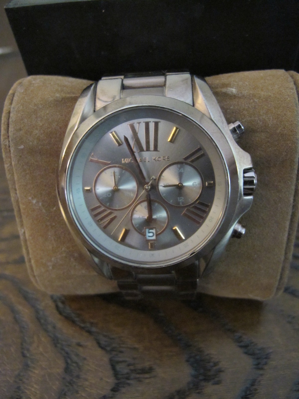 Michael Kors Bradshaw Sable Unisex Adults Watch – MK6247, new battery!