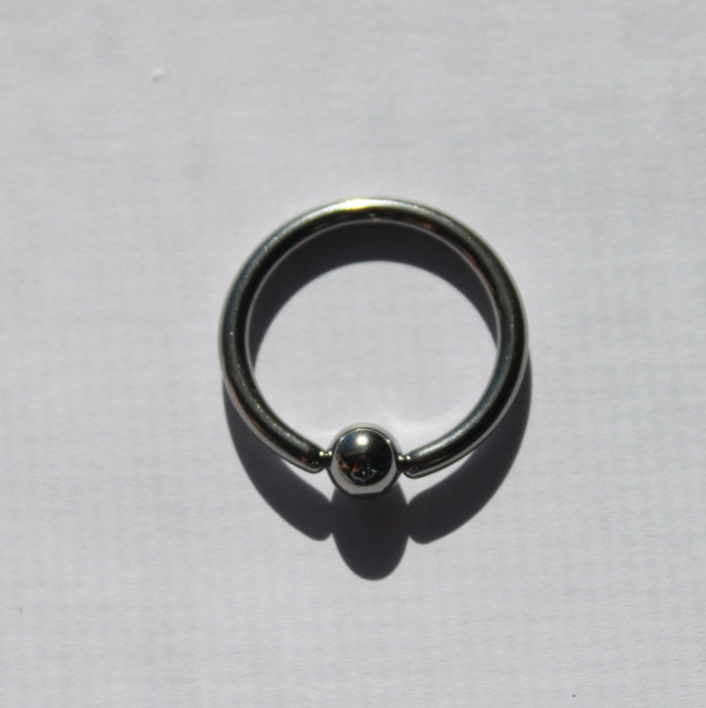 8g 3mm CBR Captive Bead Ring Body Piercing Stainless Steel