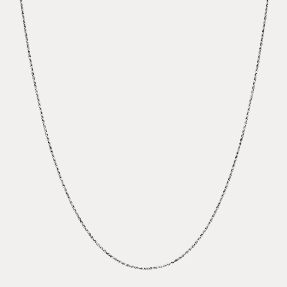 1.8mm Diamond Cut Rope Chain Necklace – 925 Sterling Silver Or 14k Gold Vermeil