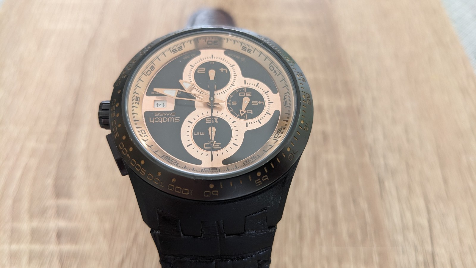 Swatch SVGB402 Automatic Chronograph Swiss Watch