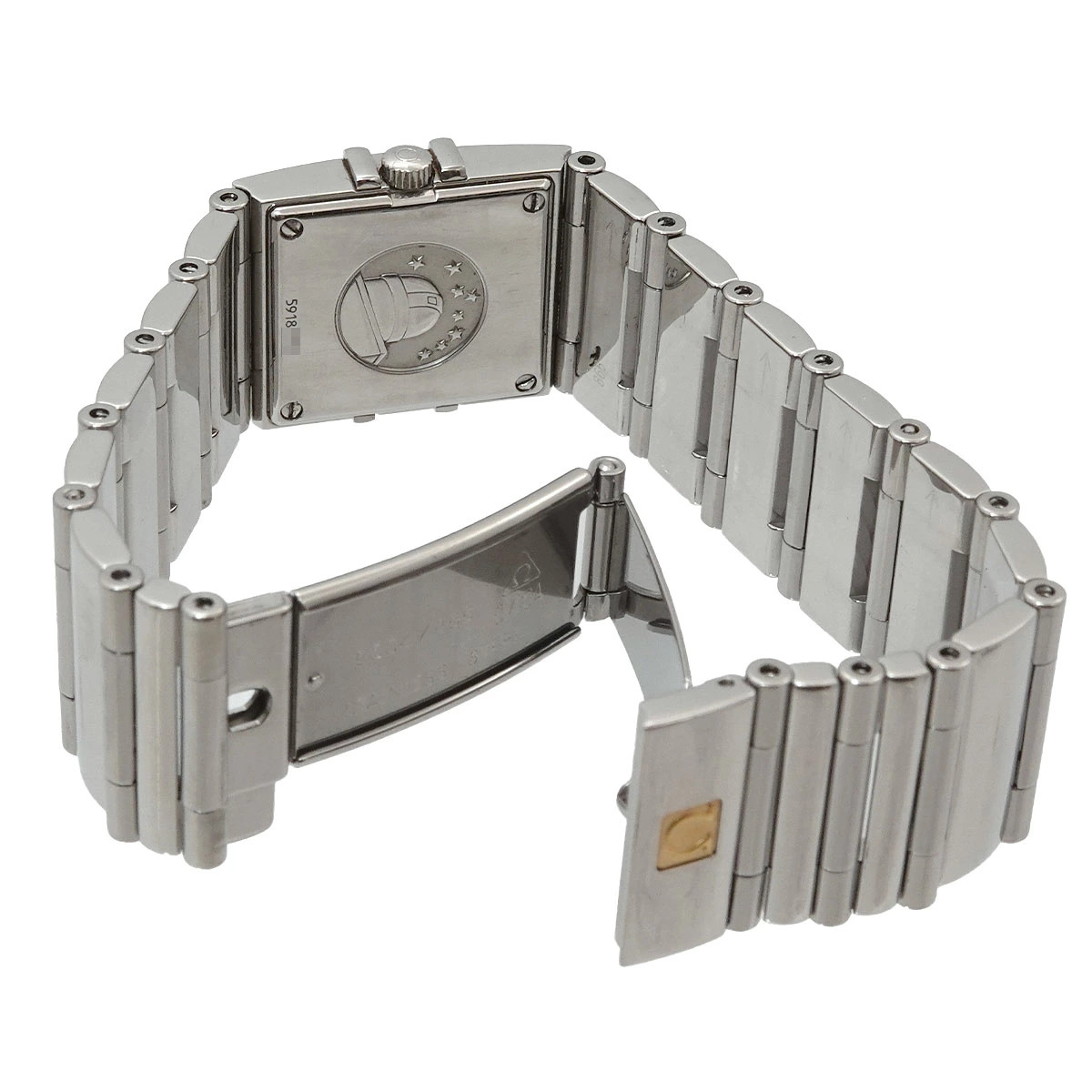 Omega Constellation Square Quadra 1521.31 Ladies Silver Quartz