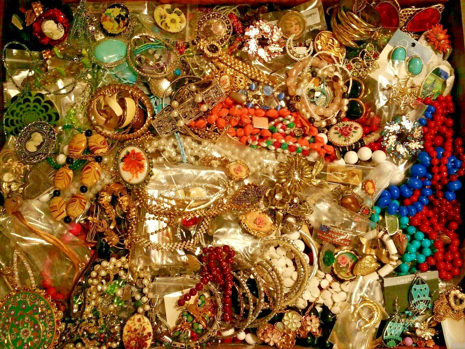 Vintage Estate Costume Jewelry Wear Repair Lots