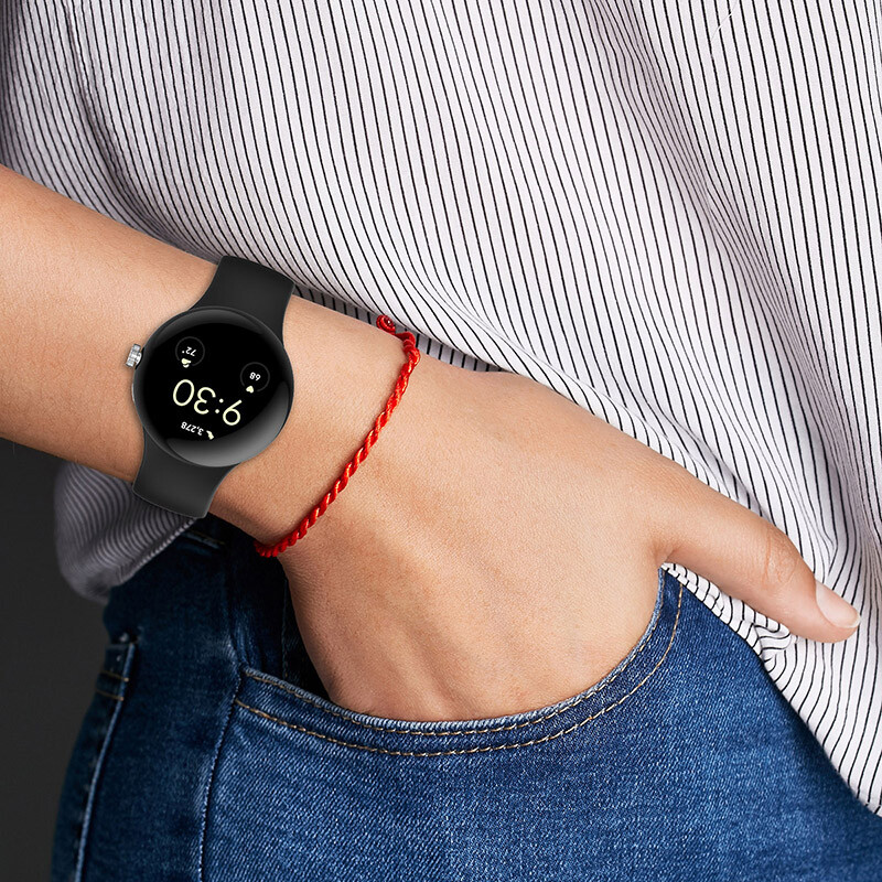 For Google Pixel Watch 3 41/45MM Replacement Strap Silicone Sports Watch Band