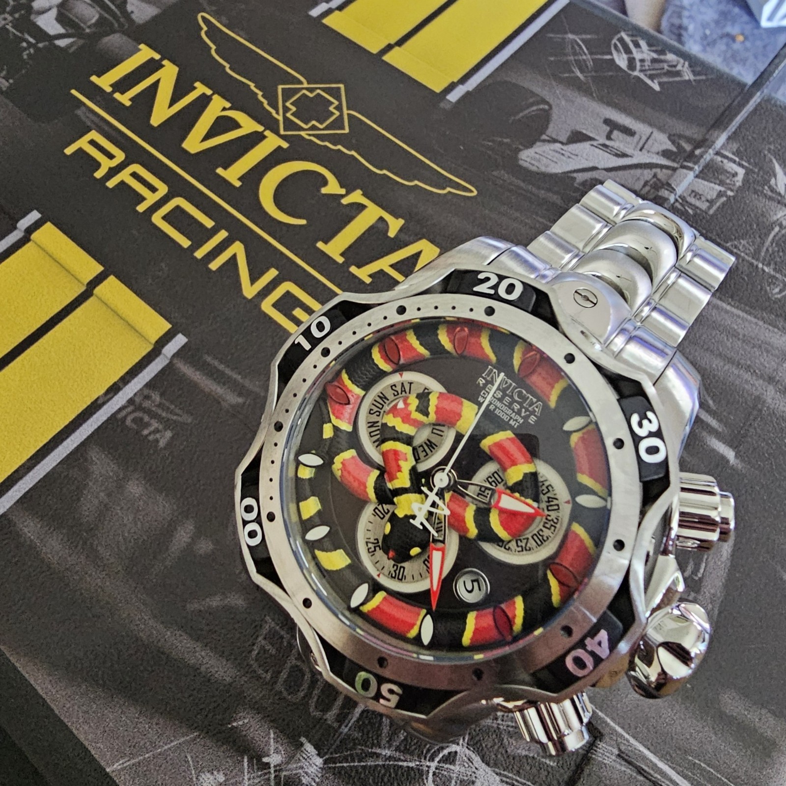 Invicta 30311 Venom Coral Snake Limited Edition. RARE collectors piece.