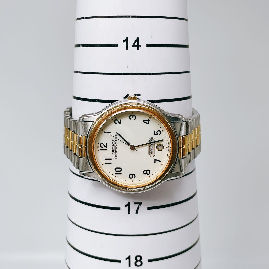 New battery/working Seiko men’s Day-Date vintage 5H23-7080