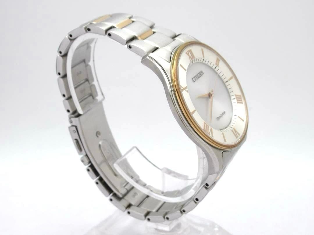 Excellent condition CITIZEN Eco-Drive E031-S111056 Solar Watch
