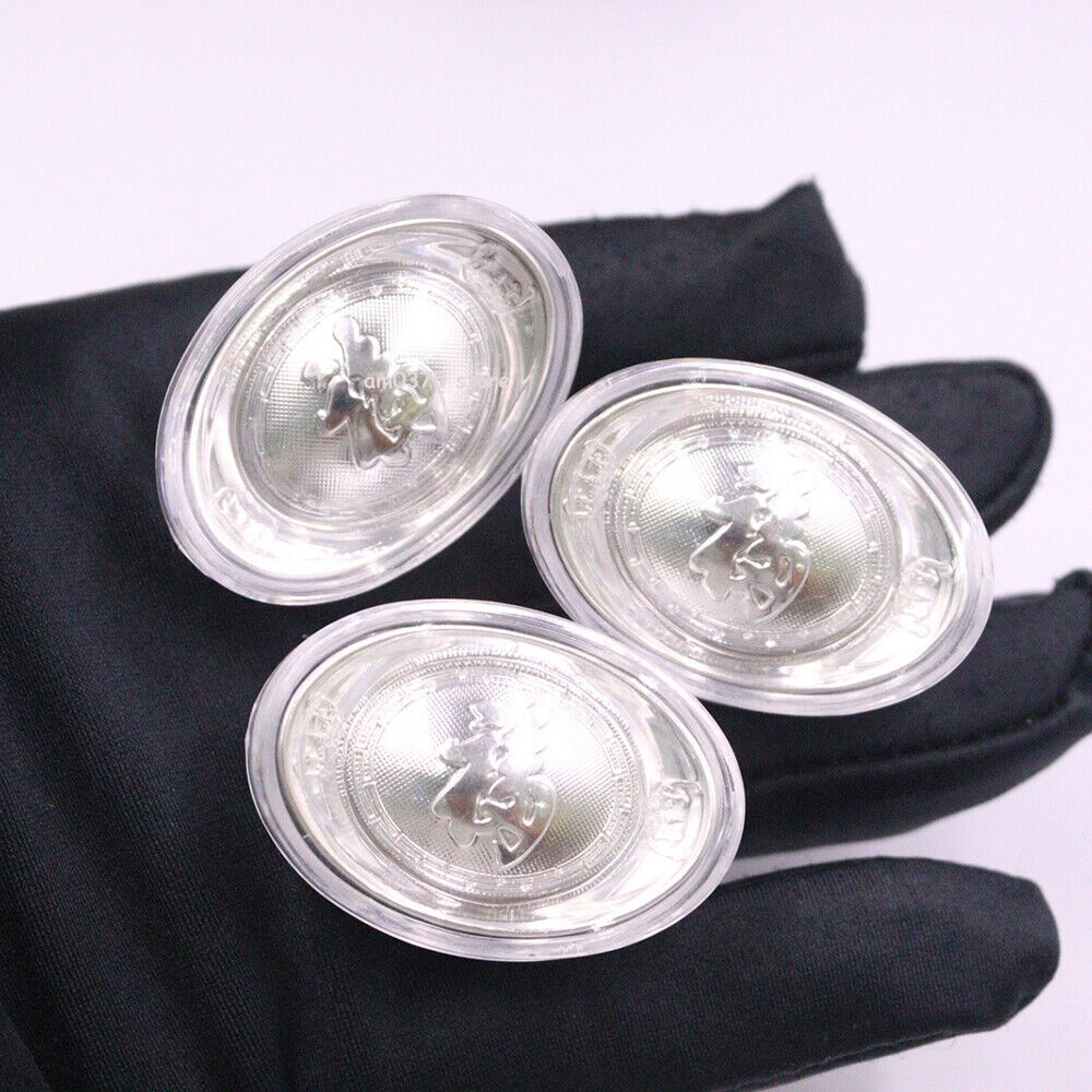 Pure 999 Fine Silver 福 Pattern Yuanbao Shape Silver Collection 5g/10g/20g