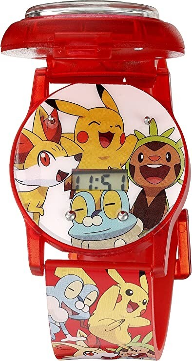 Accutime Kids Pokemon/Sonic Digital LCD Quartz Watch for Toddlers, Boys, Girls