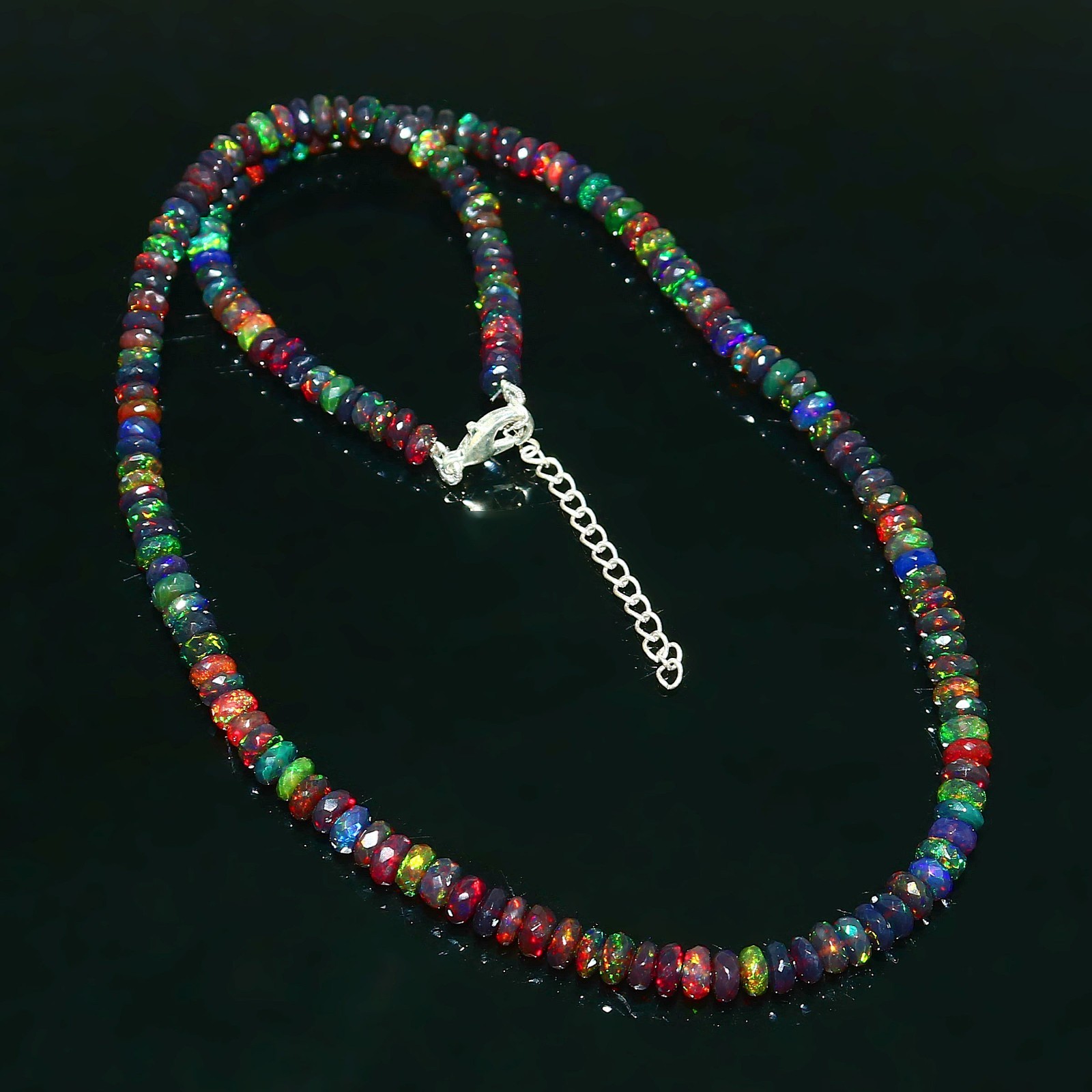 Top Quality Opal Beads Rondelle Opal Beads Genuine Opal Gift For Women 197