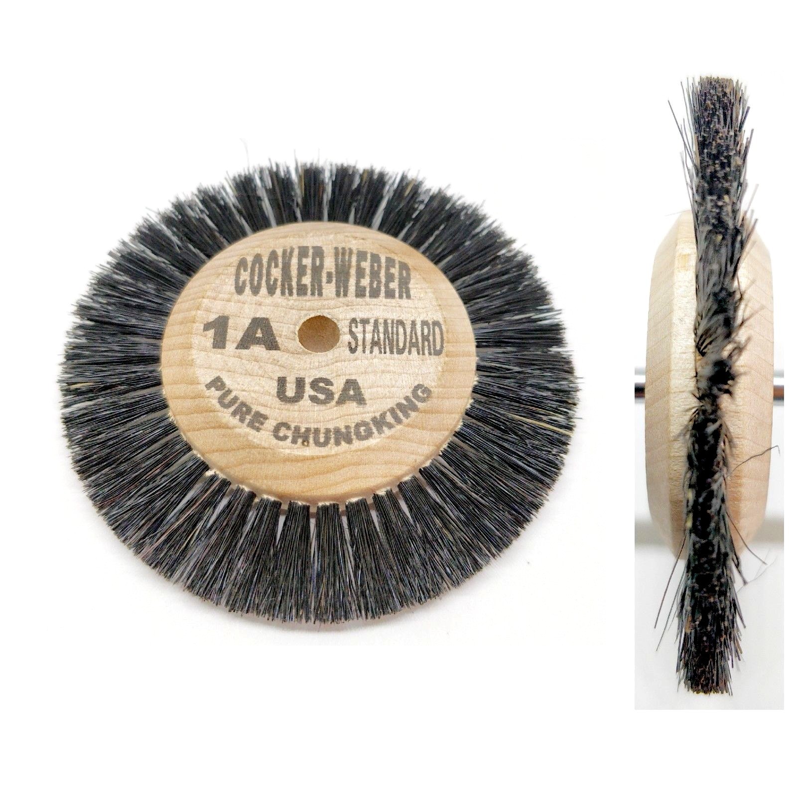 Cocker Weber Bristle Brushes Wooden Hub Assorted Original USA Jewelry Polishing