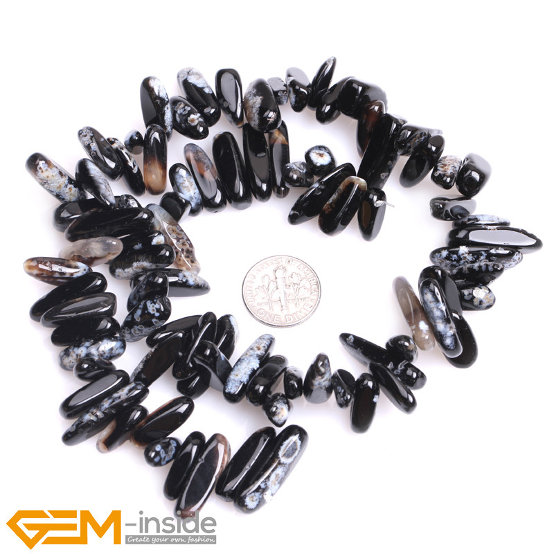 Natural Freeform Gemstone Sticks Spike Chips Beads For Jewellery Making 15″ AU