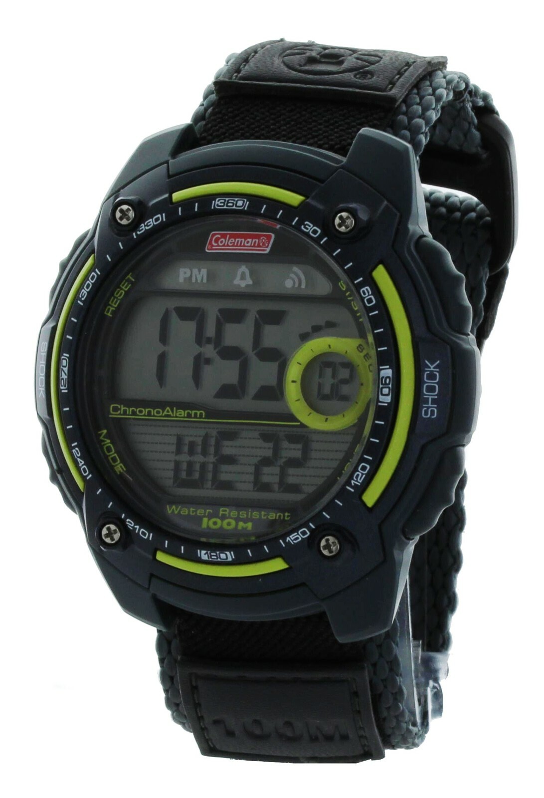Coleman Men’s 40673 Digital Dual Time Sport Watch water resistant new in box