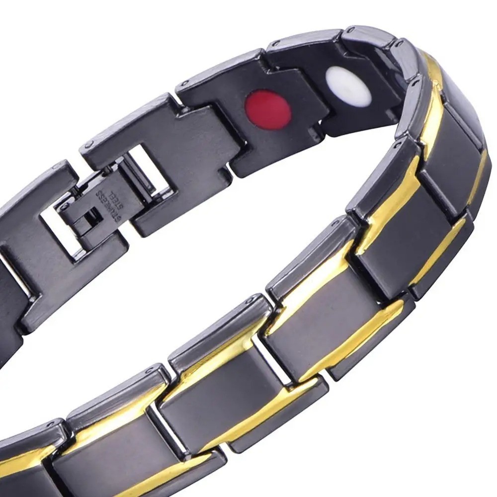 Men’s Bracelet Magnetic Therapy Arthritis Pain Relief Pure Solid Copper Bangle