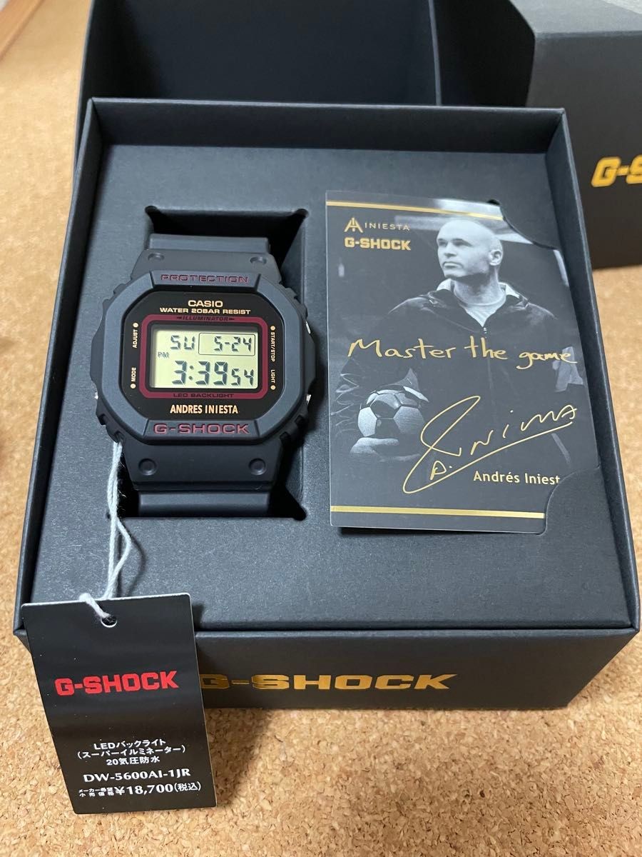 CASIO G-SHOCK DW-5600AI-1JR Andres Iniesta Limited Edition Watch Japan New
