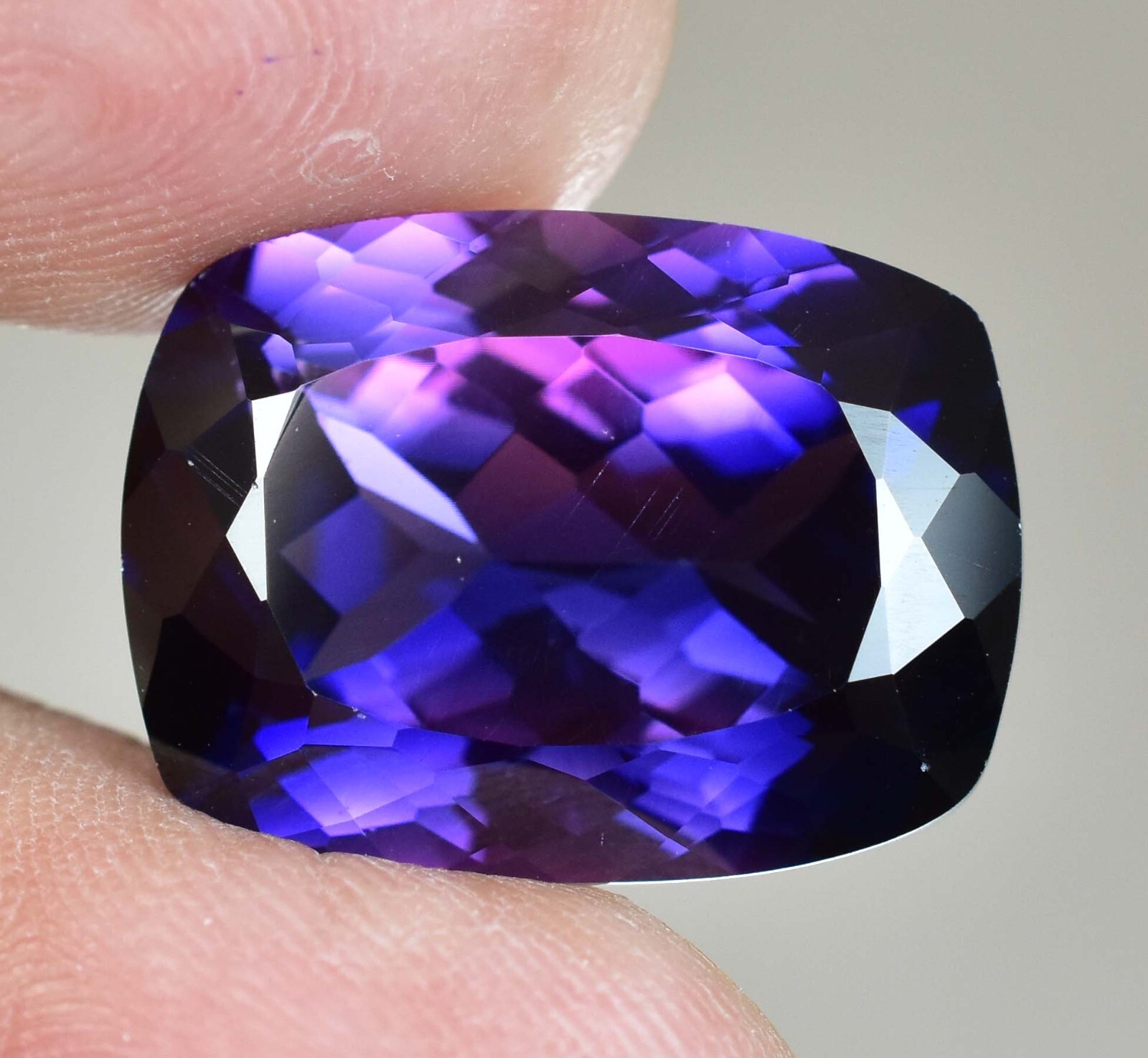 Natural 27.10 Ct Boysenberry Sapphire AGL Certified Stunning Loose Gemstone