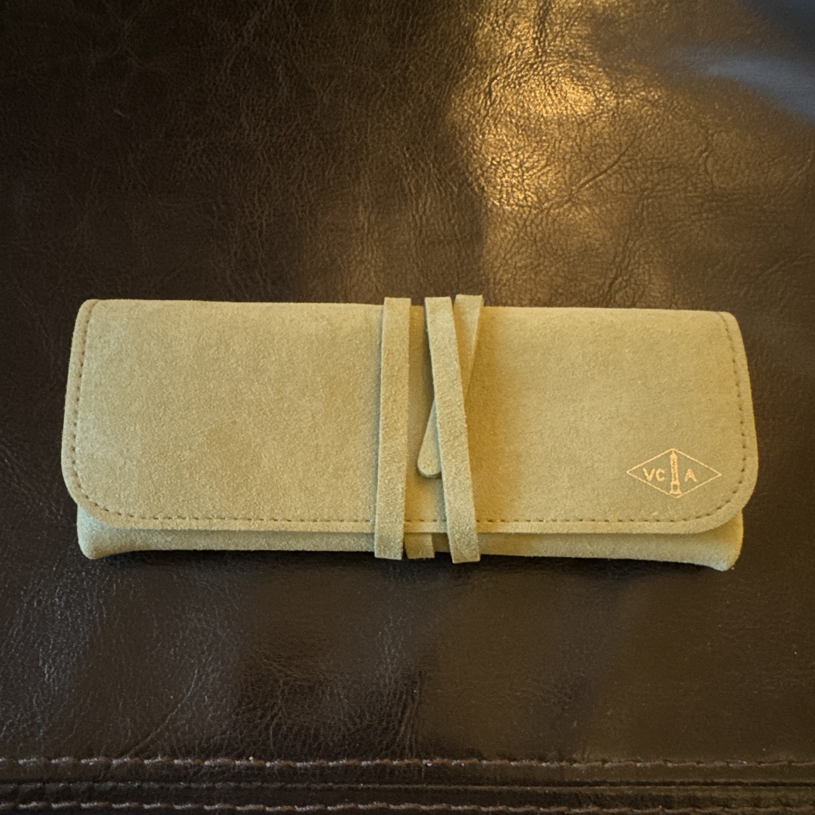 Van Cleef & Arpels Green Suede Cleaning Kit Pouch