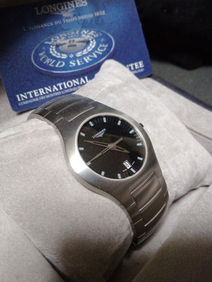[B1P] LONGINES Opposition Date Millennium Vintage Quartz Watch [w8w]