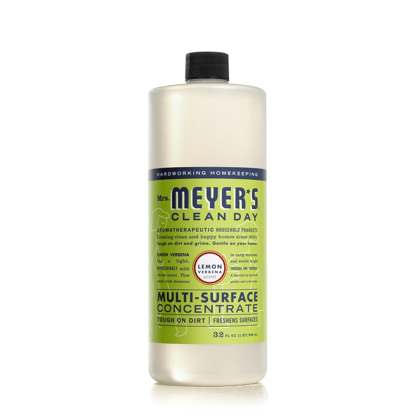 MRS. MEYER’S CLEAN DAY Multi-Surface Cleaner 32 Fl Oz (Pack of 1), Lemon