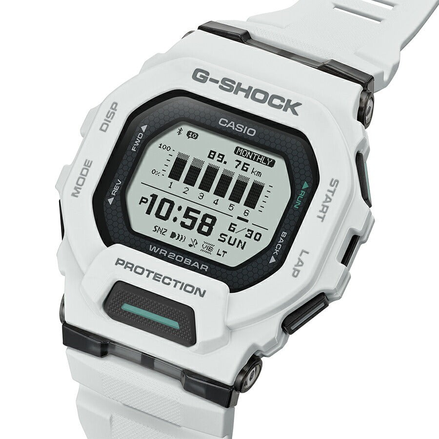 CASIO G-Shock GBD-200-7 Bluetooth Mens Watch White Sport Quartz 2020-Now New