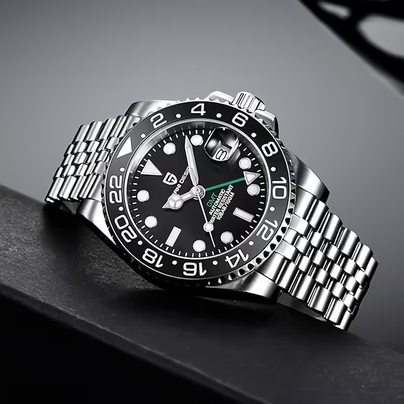 Pagani Design GMT Automatic Men’s Watch 40mm Sapphire Crystal NH34 100M Steel