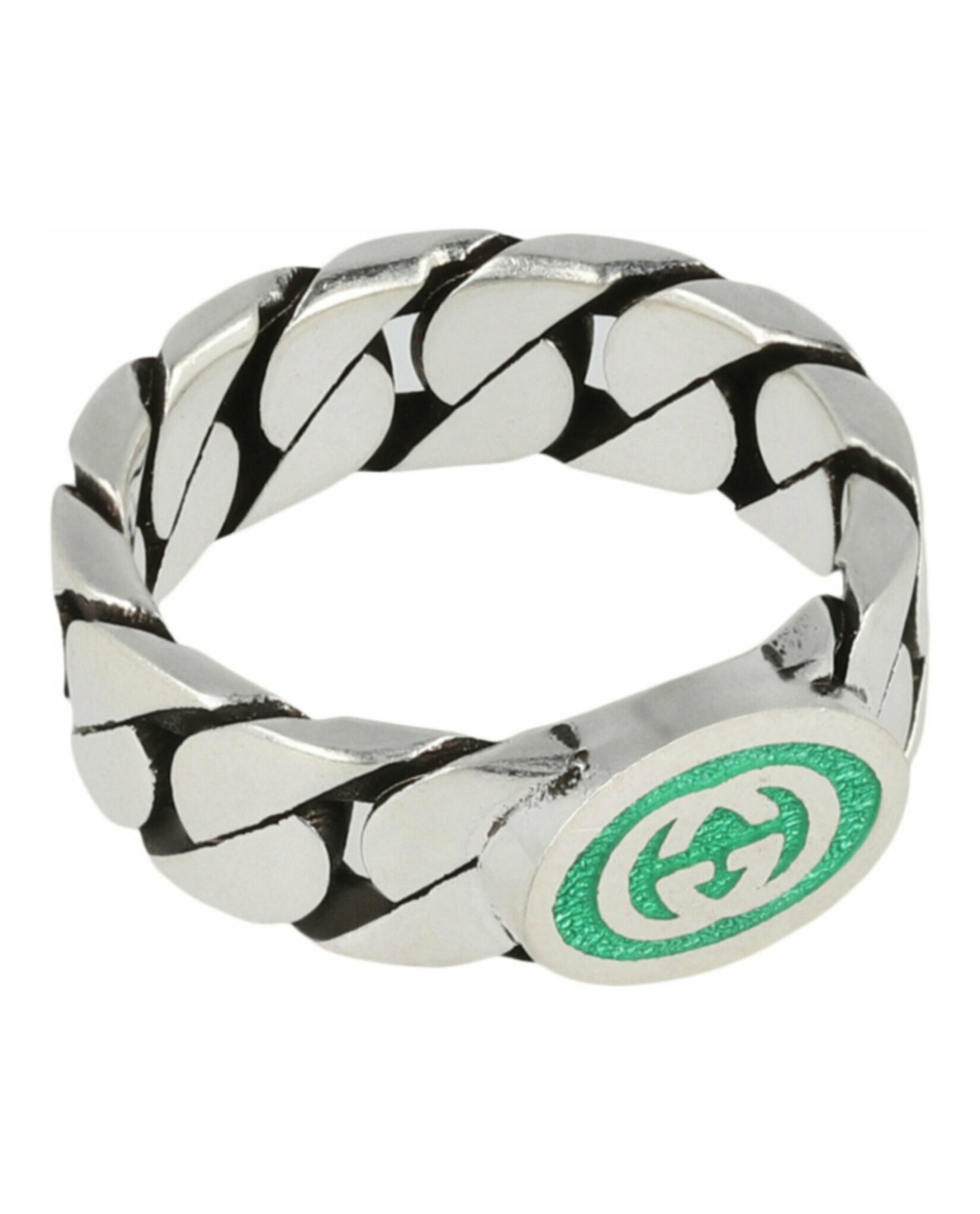 Gucci Unisex-Adult Sterling Silver Interlocking G Ring