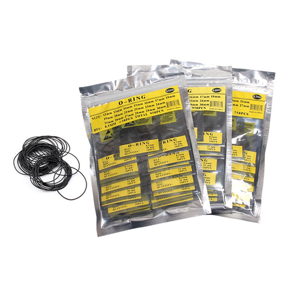 Silicone Watch Back Seal O Ring Rubber Gasket Assortment 12mm-30mm 0.5/0.6/0.7mm