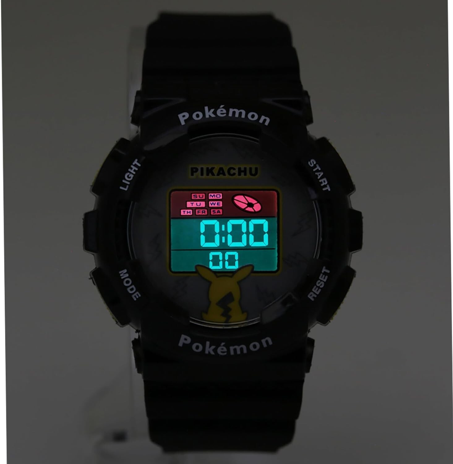 [Pokemon] Watch J-Axis Pokemon Digital Watch CP3A0002-BK Black. Sunflame