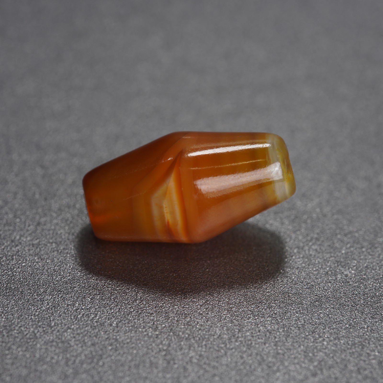 Hand Polished Agate Beads, Vintage Energy Stone for Bracelet Making 3.0g