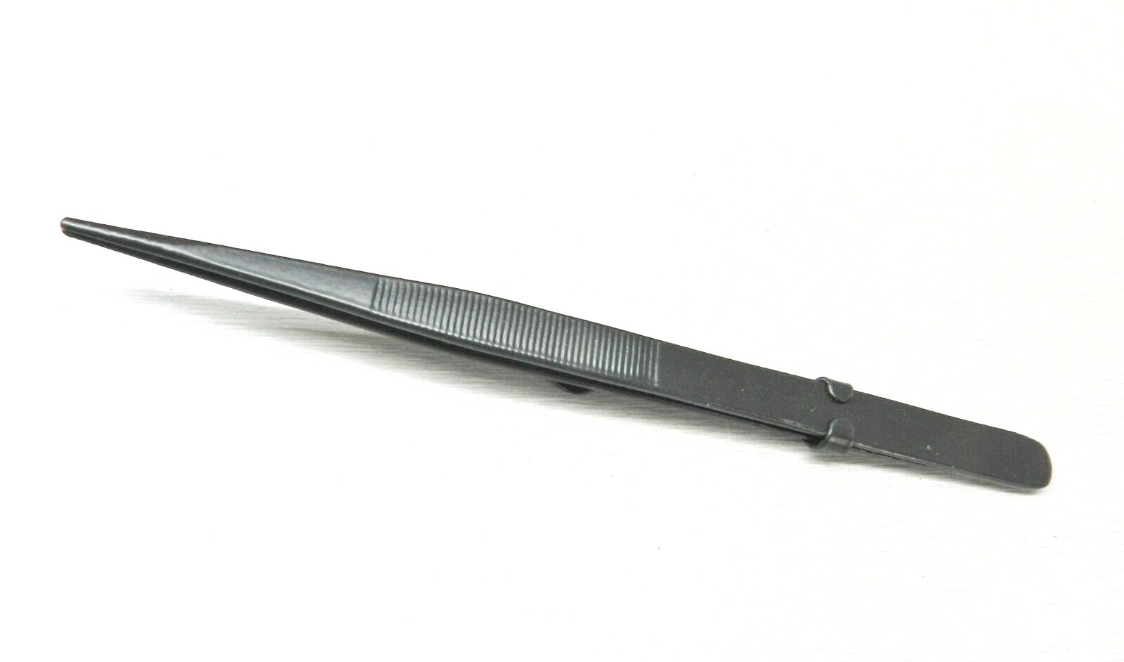 Diamond Tweezers Gemstone Black Anodized Tweezer 6-1/2″ Slide Lock Medium Tip
