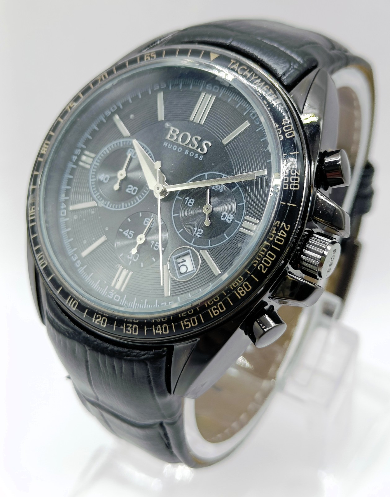 Awesome Hugo Boss Date Indicator Chronograph Quartz Analog Men’s Wrist Watch