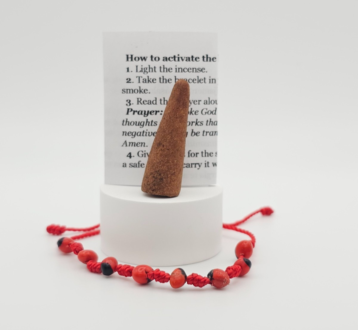 Bracelet Peonia 7 Knots Adjustable – Pulsera Peonia 7 nudos Luck Protection