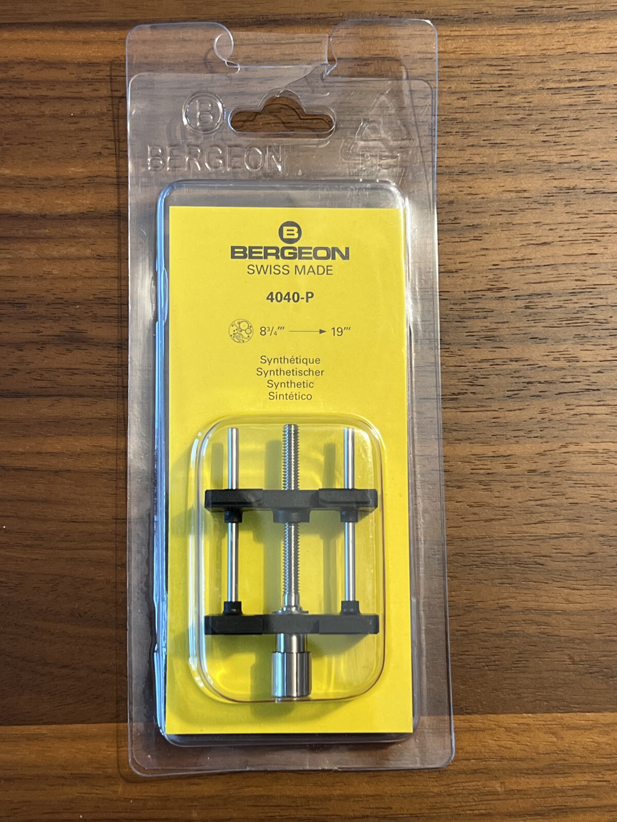 Bergeon 4040-P Extensible and Reversible Watch Movement Holder, Swiss