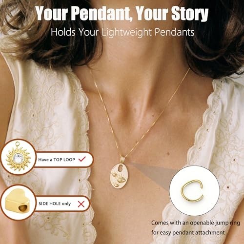 Minimalist Thin Gold Chain 18K Gold Thin Box Chain Necklace Short Small Gold Cha