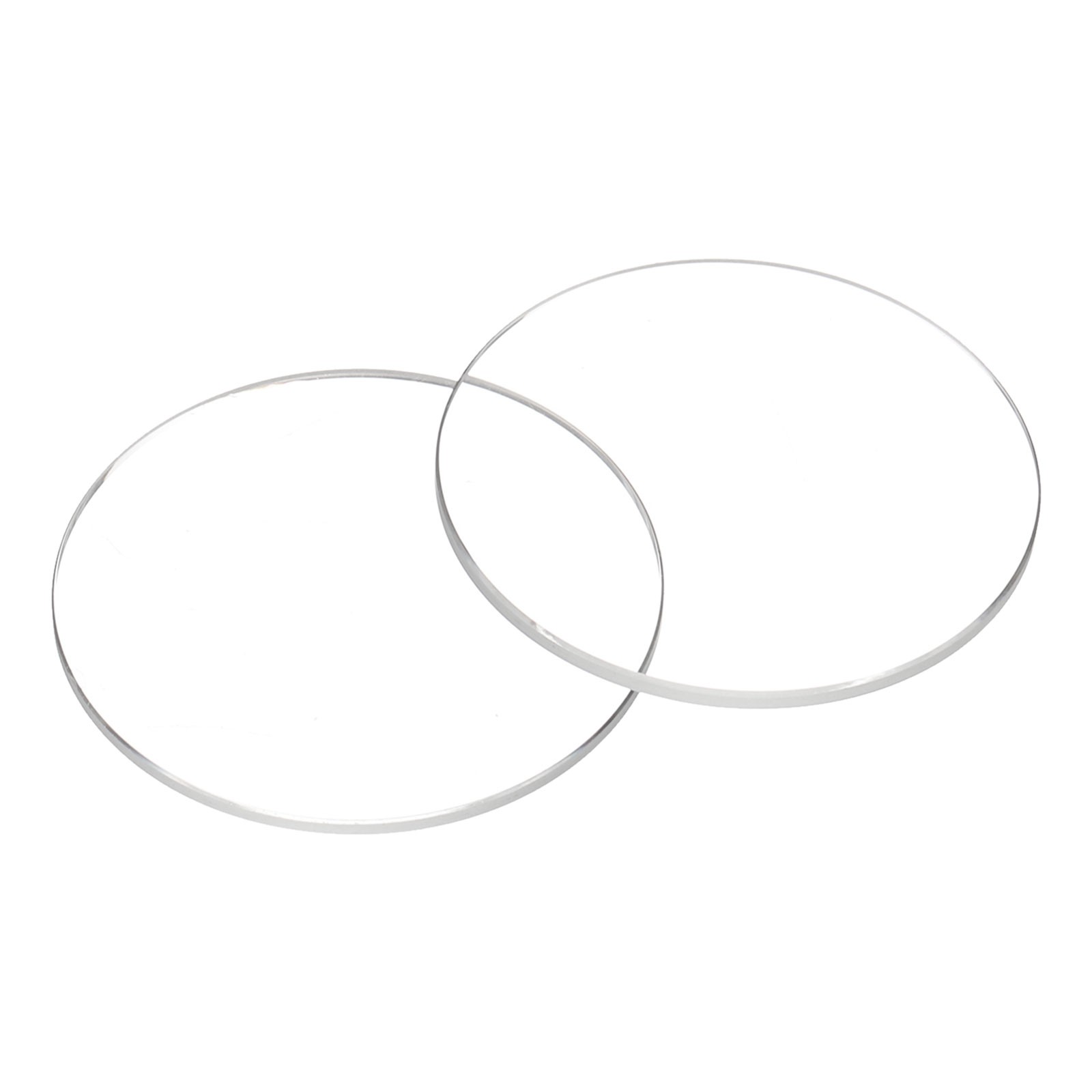 2pcs Watch Crystal Glass Lens 30mm x 1.0mm Beveled Edge Flat Glass Crystals Lens
