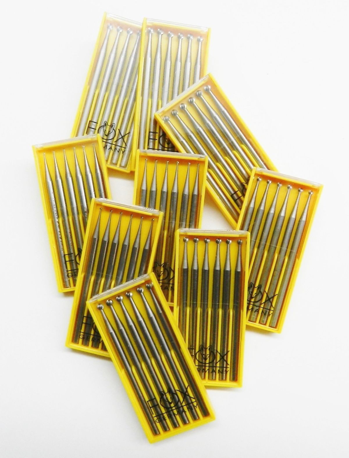 Fox Round Bur Fig 1 Jewelers Round Ball Jewelry Burs Pack of 6 – 005-023 Germany