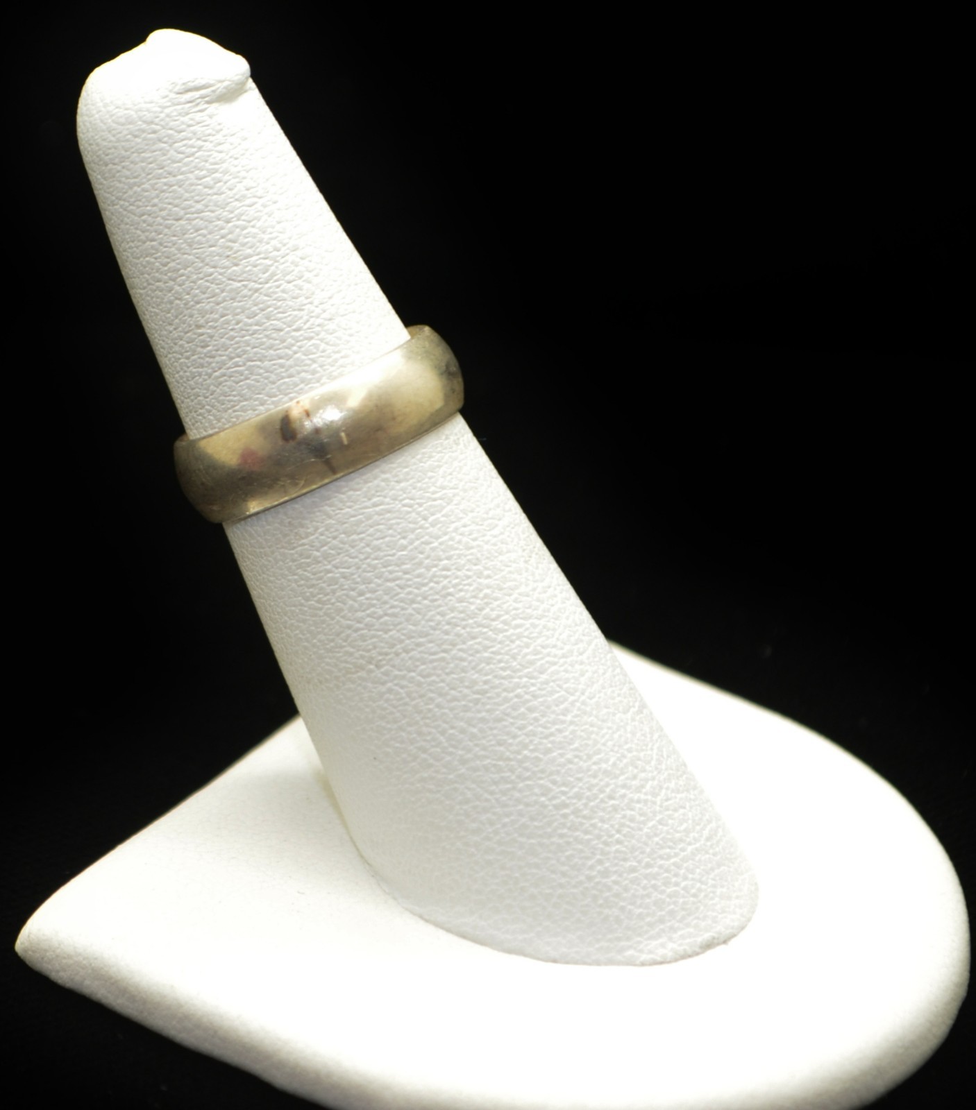 Sterling Silver Simple Smooth Rounded Band Ring SZ 6.0 #FMF226