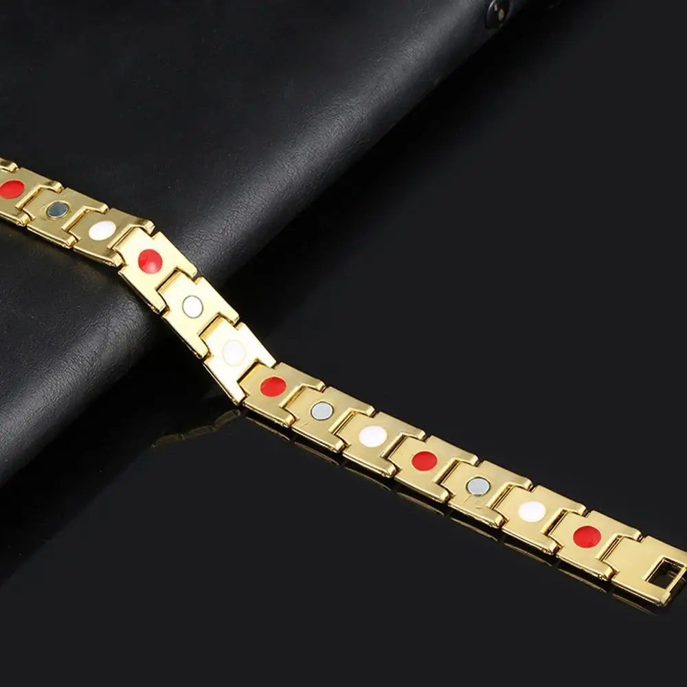 Men’s Bracelet Magnetic Therapy Arthritis Pain Relief Pure Solid Copper Bangle