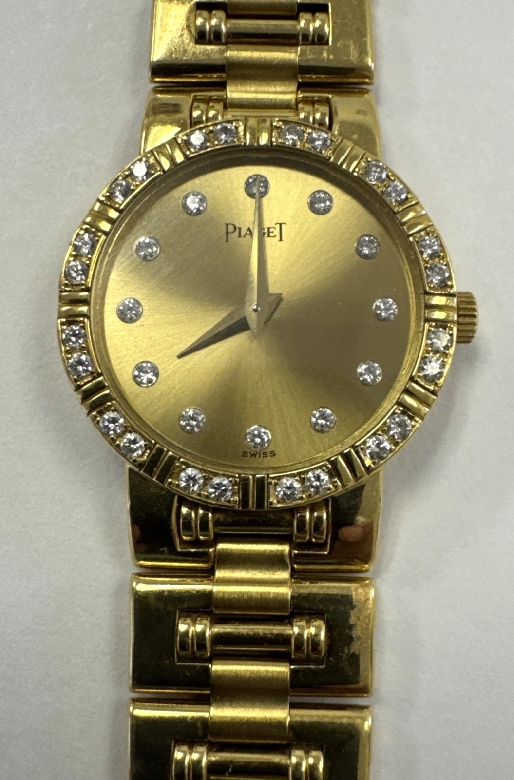 Piaget Dancer 18K Yellow Gold Diamond Ladies Watch