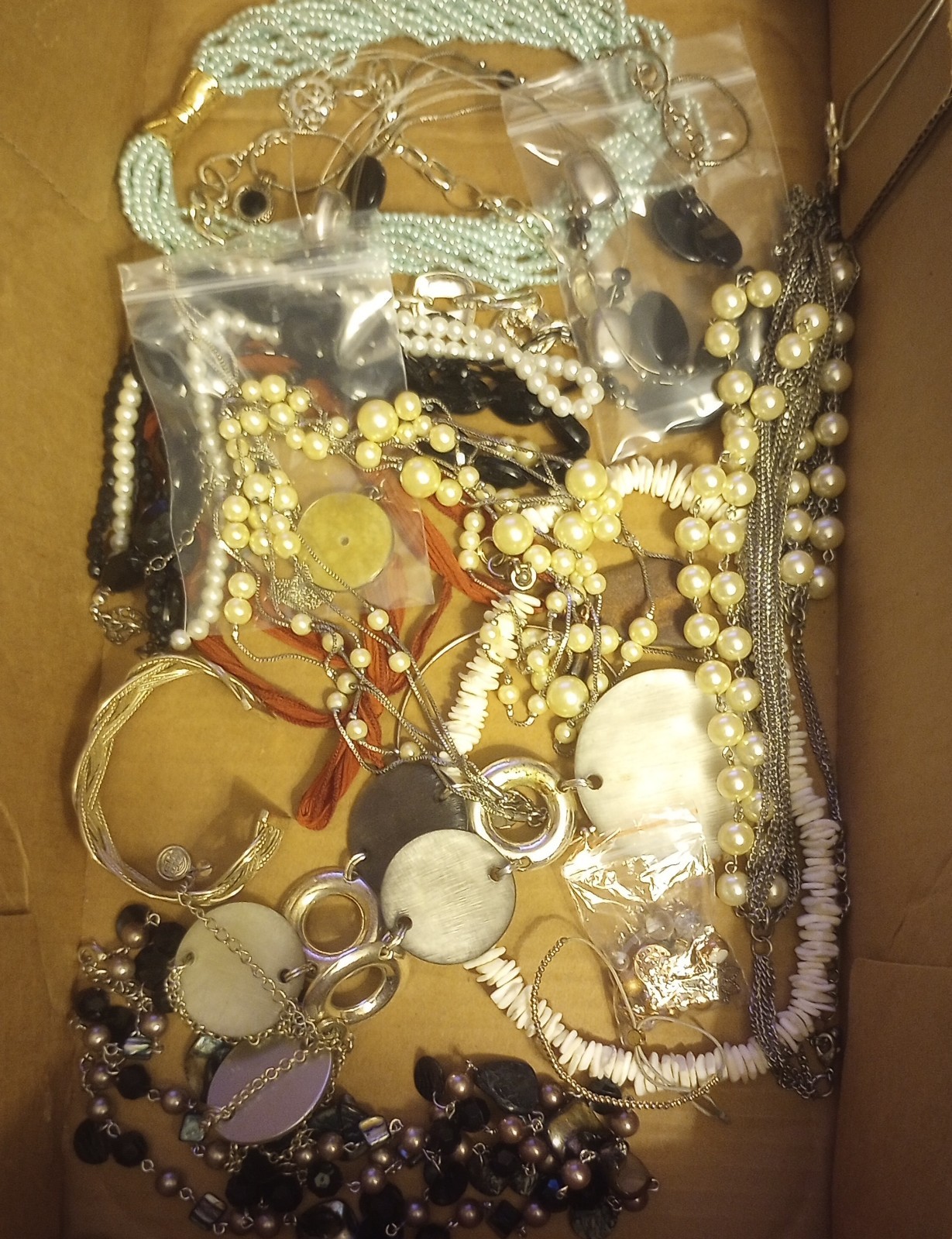 Costume Jewelry Earrings, Bracelets, Necklaces, 10+ LBS, Wear , Resell, Craft
