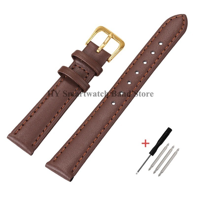 Leather Watch Strap 12mm to 24mm Genuine Replacement Soft Bracelet Watch Band