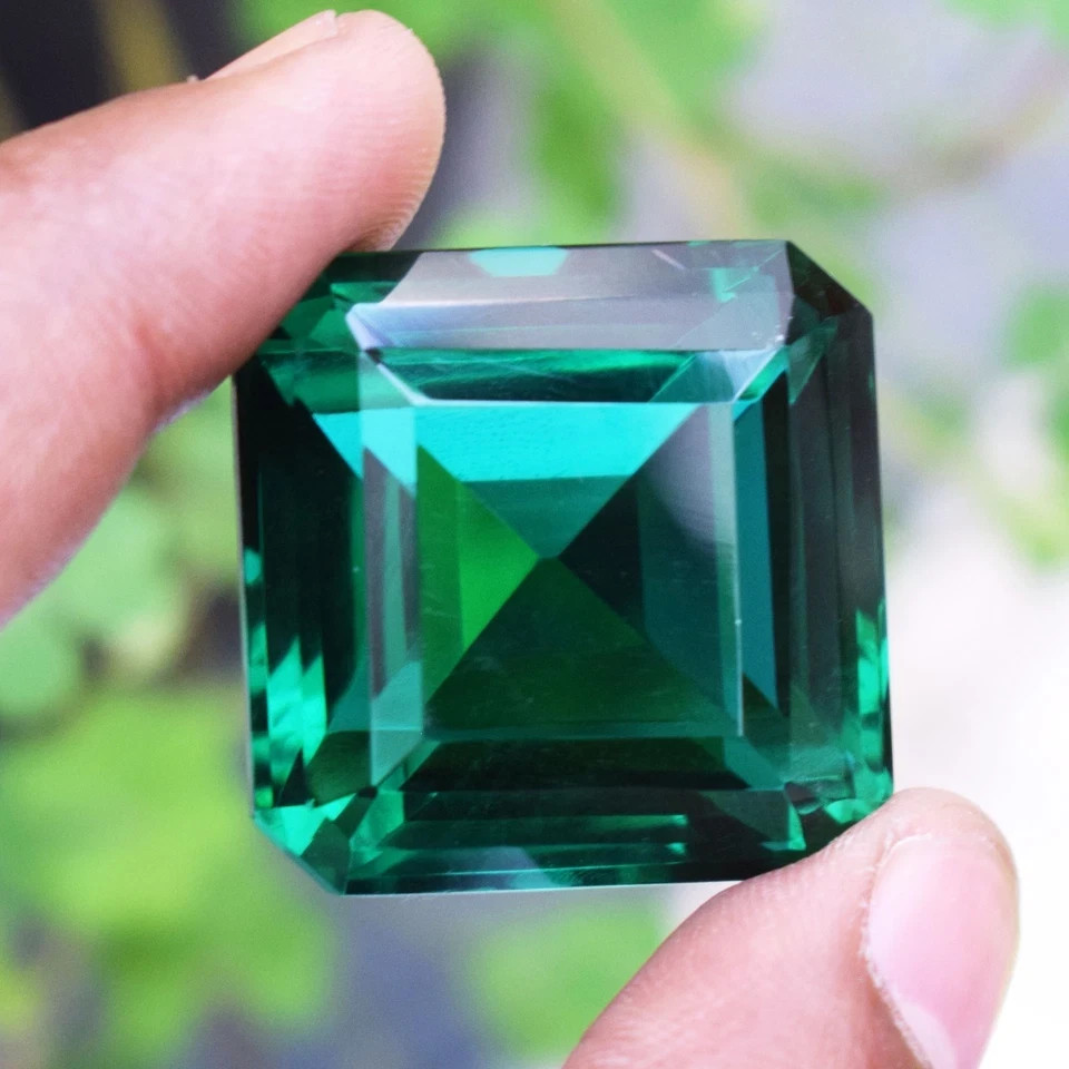 140.00 CT Flawless Muzo Green Emerald Octagon Cut Certified Loose Gemstone