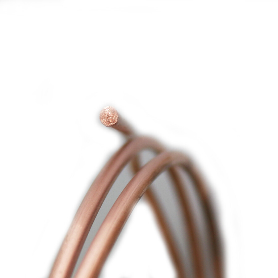 1LB Pure Copper Wire Dead Soft Round 8 10 12 14 16 18 20 21 22 24 26 28 30 Gauge
