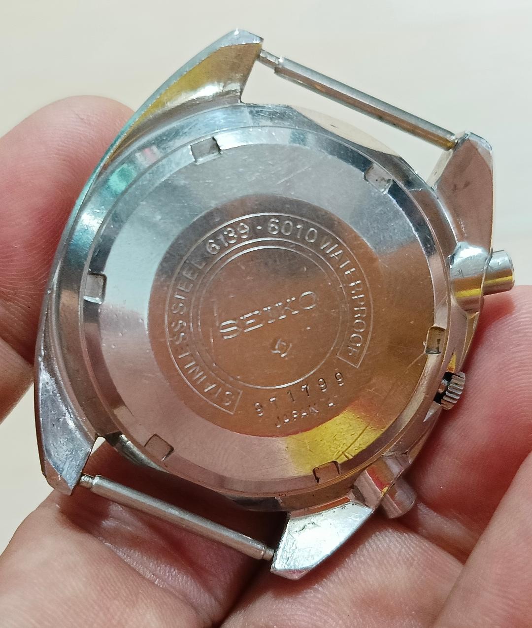 SEIKO BLACK BRUCE LEE PROOF 6139-6010 YEAR 1969 JULY ALL ORIG HEAD CHINESE DAY